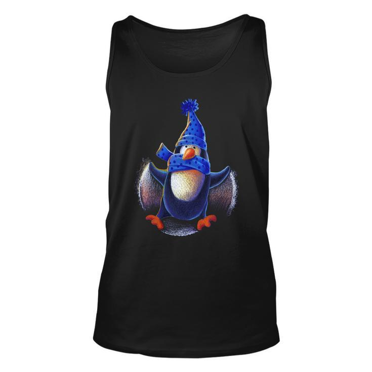 Penguin Snow Angel Tshirt Unisex Tank Top