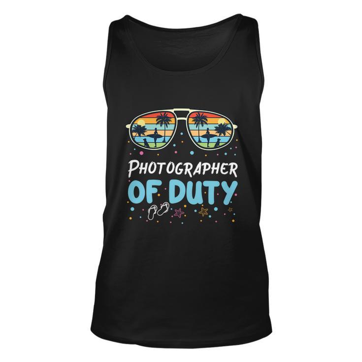 Photographer Of Duty Cool Gift Photographer Cool Gift Unisex Tank Top