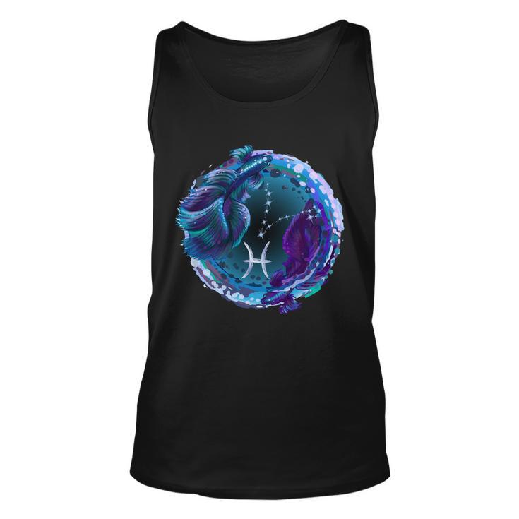 Pisces Zodiac Sign V2 Unisex Tank Top