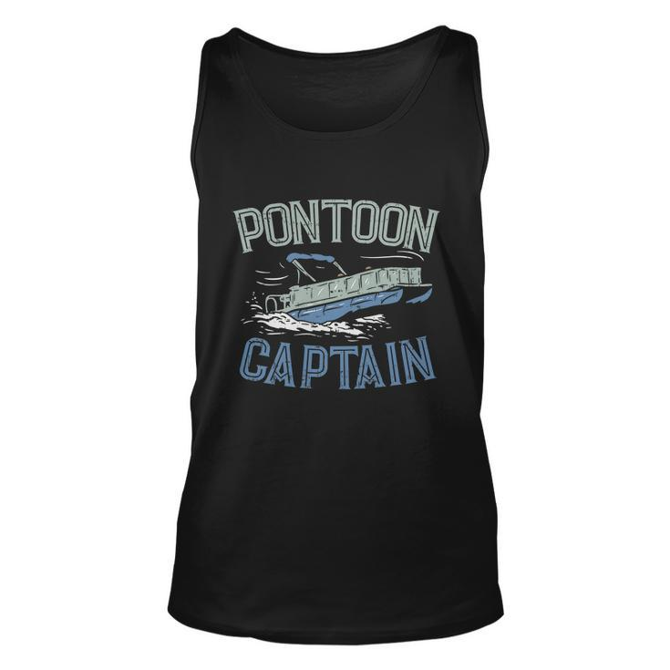 Pontoon Captain Shirt Whos The Captain Of This Ship Unisex Tank Top