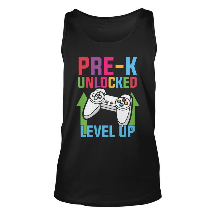 Prek Unlocked Level Up Game Back To School Unisex Tank Top