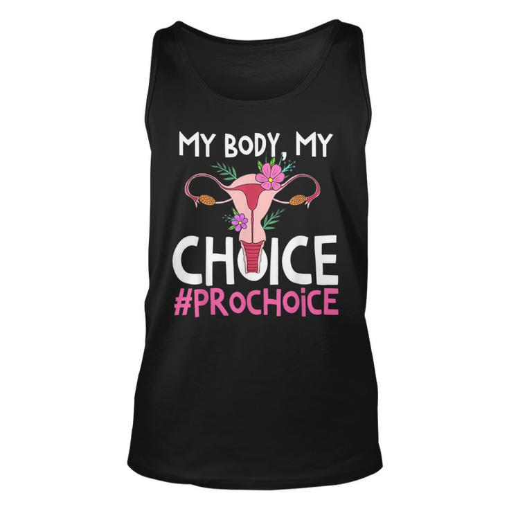 Pro Choice Support Women Abortion Right My Body My Choice  Unisex Tank Top