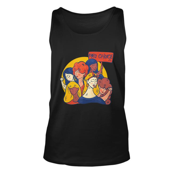 Pro Choice Womens Rights Abortion Feminist Pro Roe Unisex Tank Top