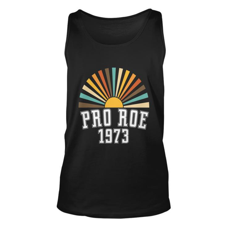 Pro Roe 1973 Rainbow Feminism Womens Rights Choice Unisex Tank Top