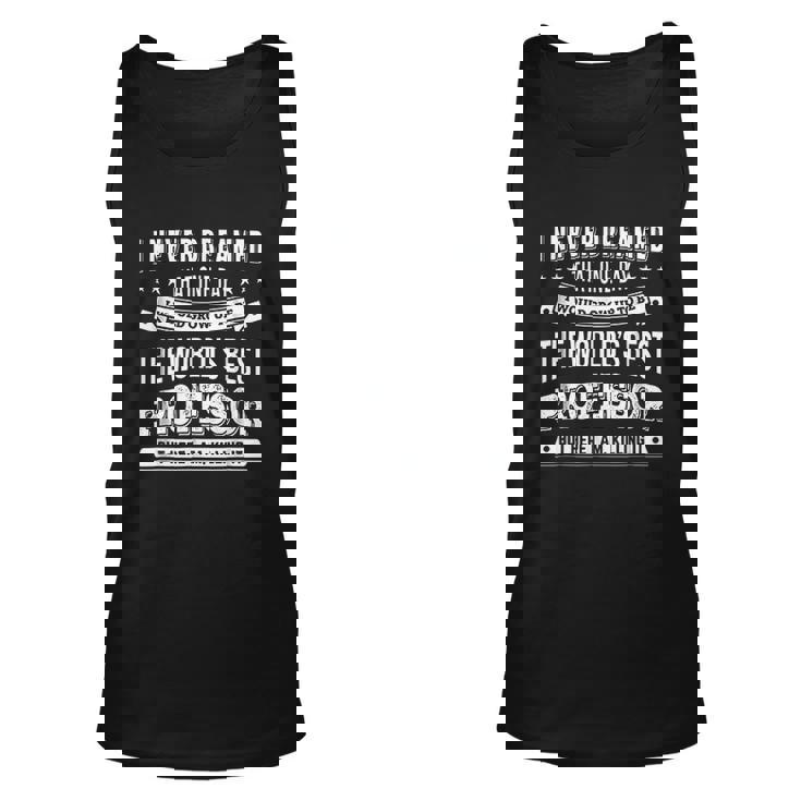 Professor College University Professors V2 Men Women Tank Top Graphic Print Unisex