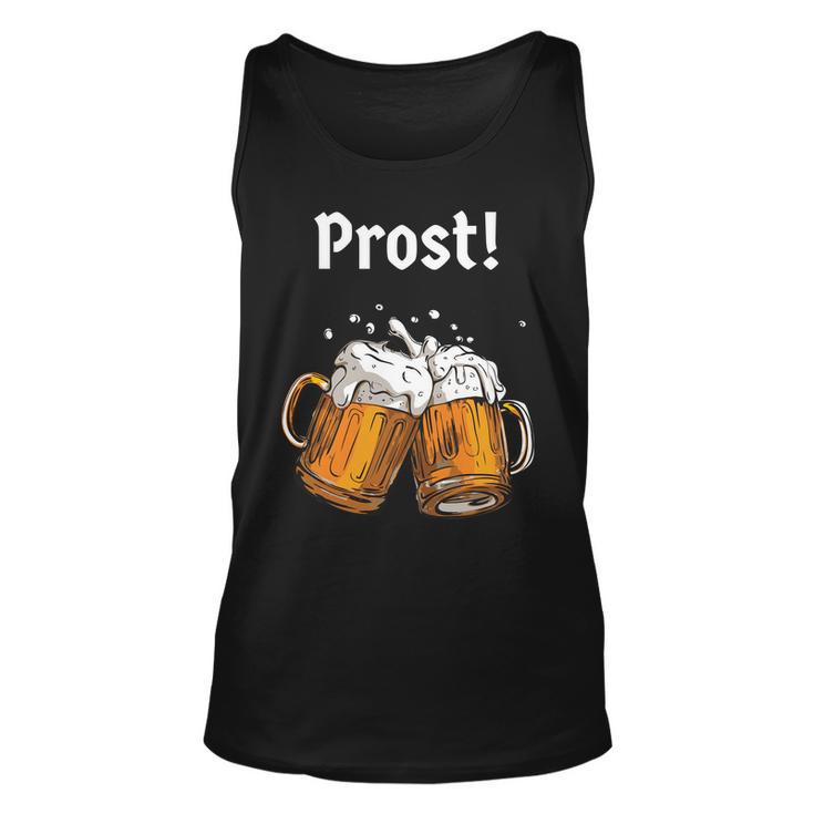 Prost Oktoberfest Beerfest Unisex Tank Top