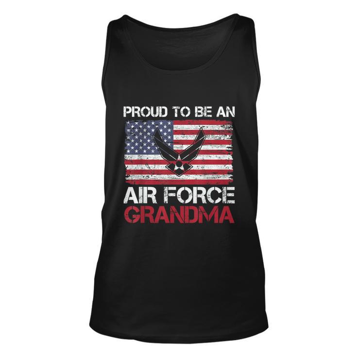 Proud Air Force Grandma Funny American Flag V2 Unisex Tank Top