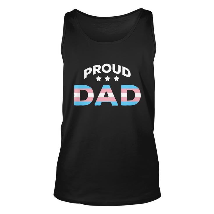 Proud Dad Of Transgender Lgbt Trans Flag Meaningful Gift Design Funny Gift Unisex Tank Top