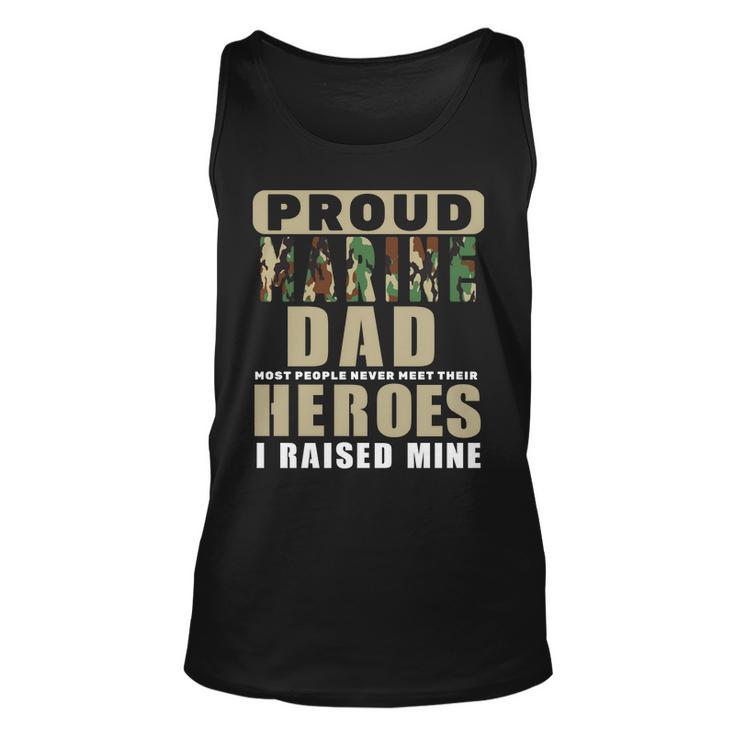 Proud Marine Dad Tshirt Unisex Tank Top