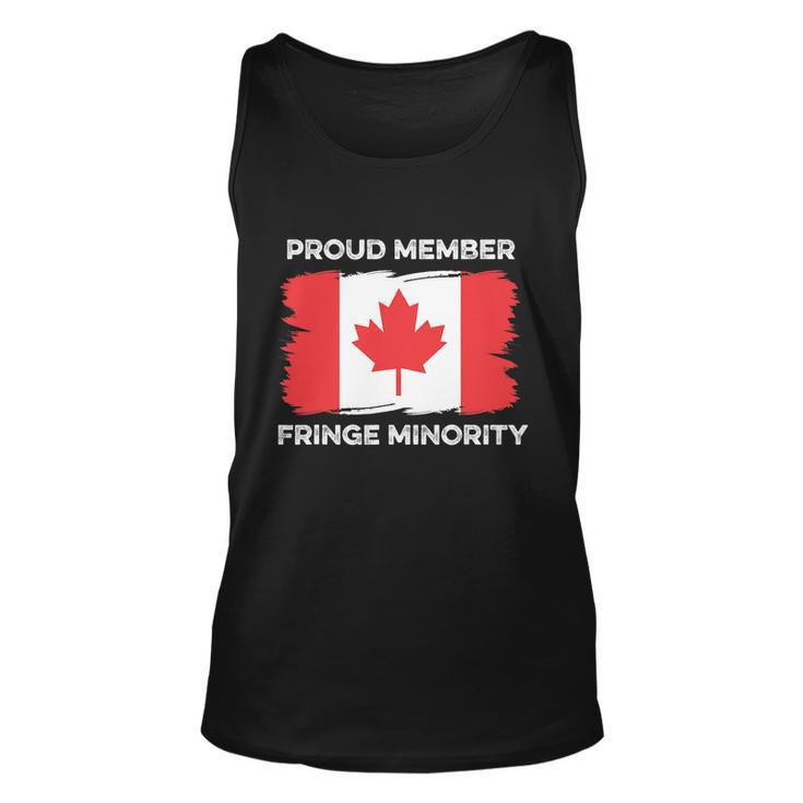 Proud Member Fringe Minority Canadian Truckers Canada Truck Tshirt Unisex Tank Top