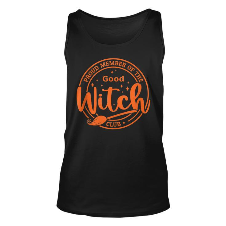 Proud Member Of The Good Witch Club Witch Vibes Halloween  Unisex Tank Top