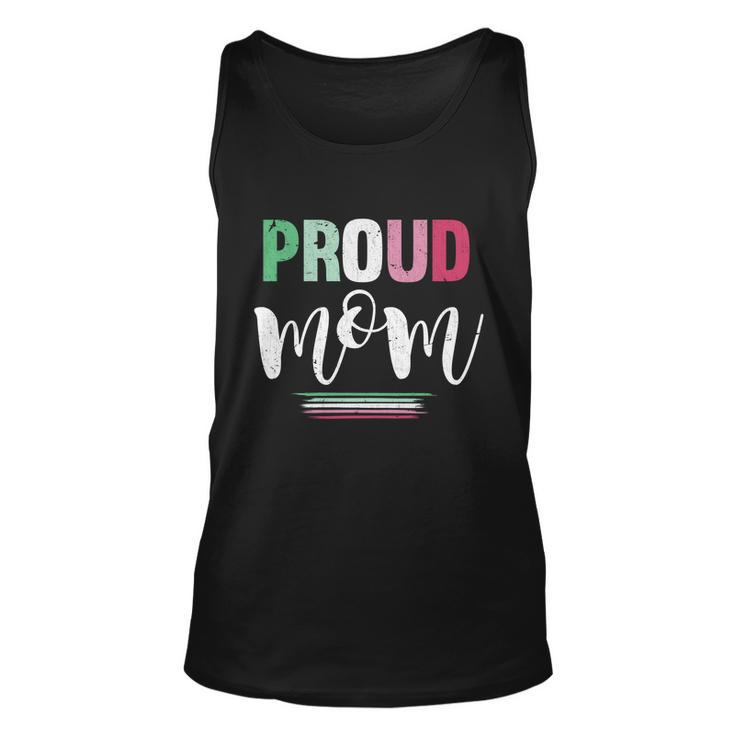Proud Mom Abrosexual Flag Lgbtq Mothers Day Abrosexual Gift Unisex Tank Top