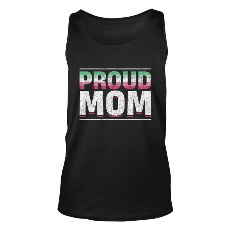 Proud Mom Abrosexual Flag Lgbtq Queer Mothers Day Abrosexual Funny Gift Unisex Tank Top