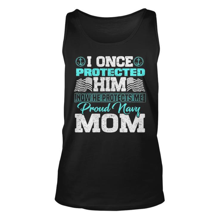 Proud Navy Mom V3 Unisex Tank Top