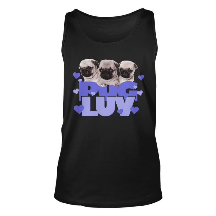 Pug Luv Tshirt Unisex Tank Top