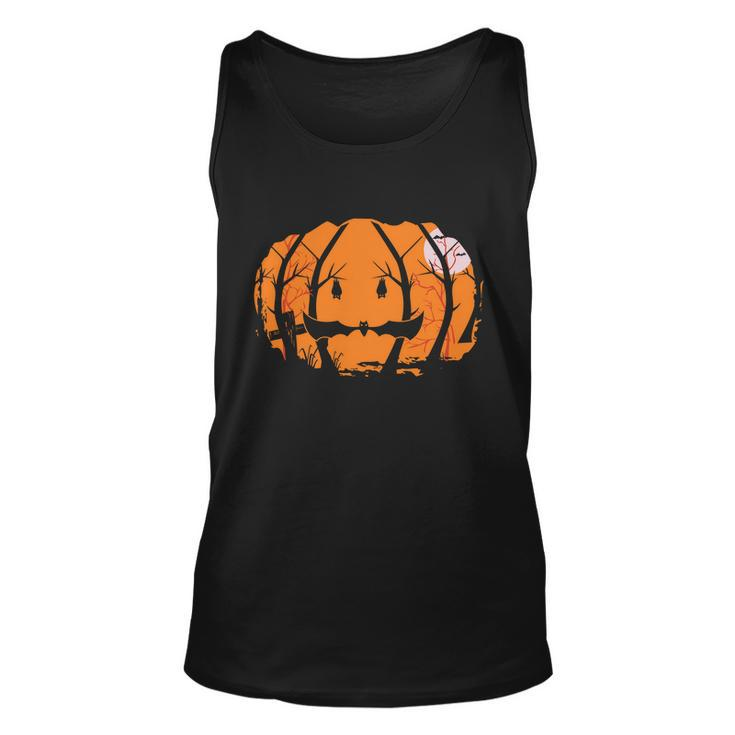 Pumpkin Bat Funny Halloween Quote Unisex Tank Top