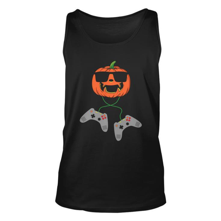 Pumpkin Gamer Halloween Quote Unisex Tank Top