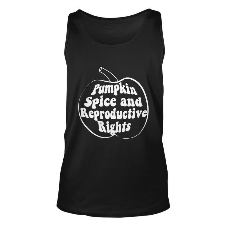 Pumpkin Spice And Reproductive Rights Fall Feminist Choice Gift V6 Unisex Tank Top