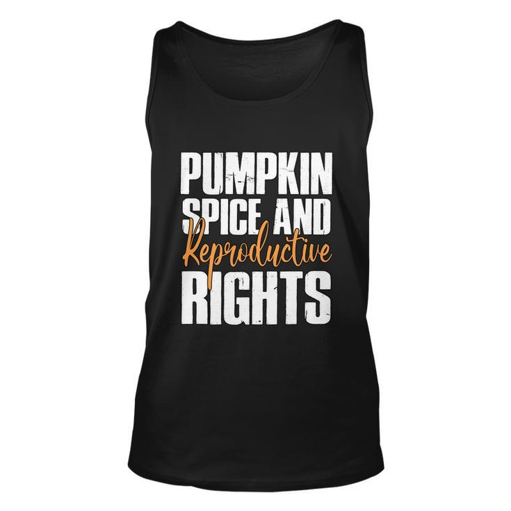 Pumpkin Spice And Reproductive Rights Feminist Fall Gift Unisex Tank Top