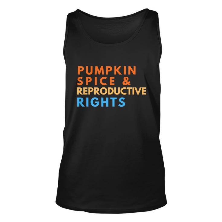 Pumpkin Spice And Reproductive Rights For Halloween Party Gift Unisex Tank Top