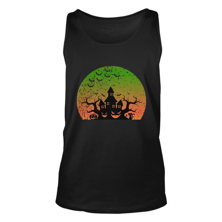 Pumpkin Witch Castle Halloween Quote Unisex Tank Top