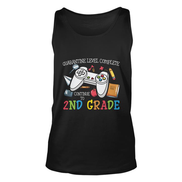 Quarantine Level Complete 2Nd Grade Back To School Unisex Tank Top