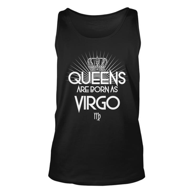 Queens Are Born As Virgo Tshirt Unisex Tank Top