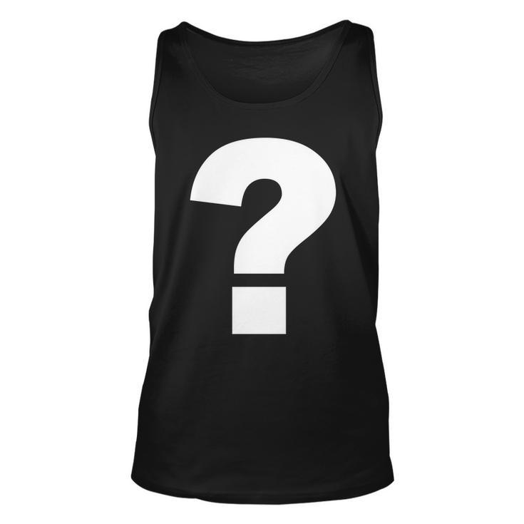 Question Mark Logo Tshirt Unisex Tank Top