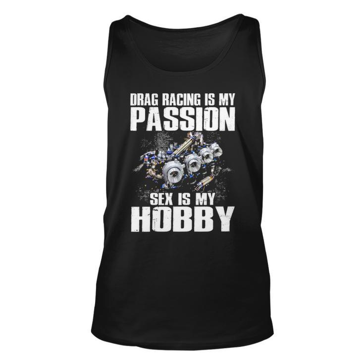 Racing Is My Passion Unisex Tank Top
