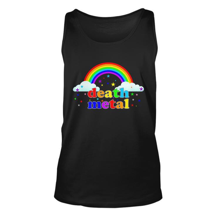 Rainbow Death Metal Logo Tshirt Unisex Tank Top