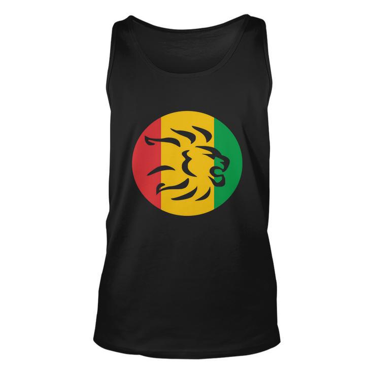 Rasta Lion Head Reggae Dub Step Music Dance Tshirt Unisex Tank Top