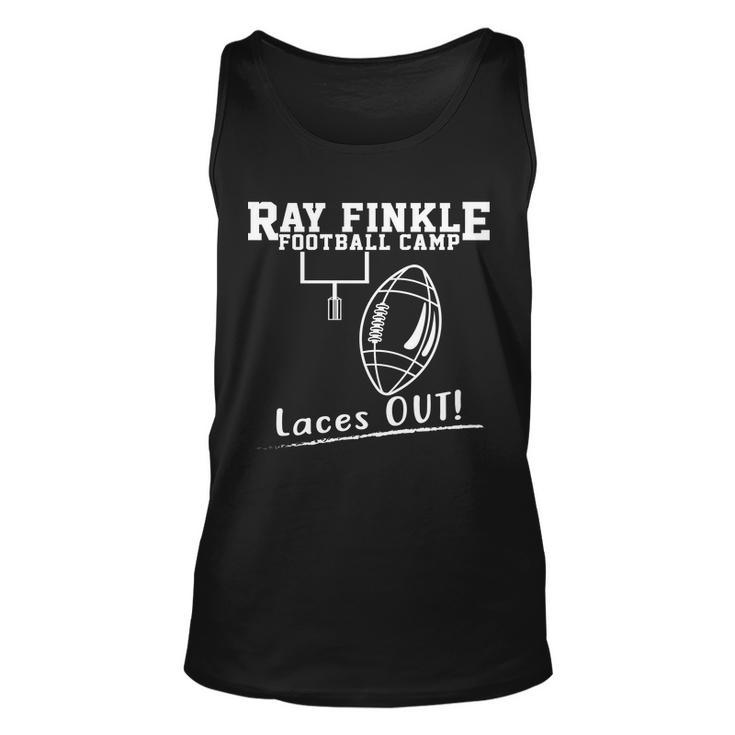 Ray Finkle Football Camp Laces Out Unisex Tank Top