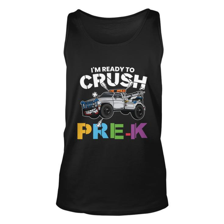 Ready To Crush Prek Truck Back To School Unisex Tank Top