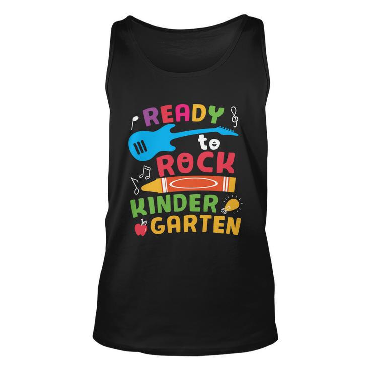 Ready To Rock Kindergarten Cray On Back To School First Day Of School Unisex Tank Top