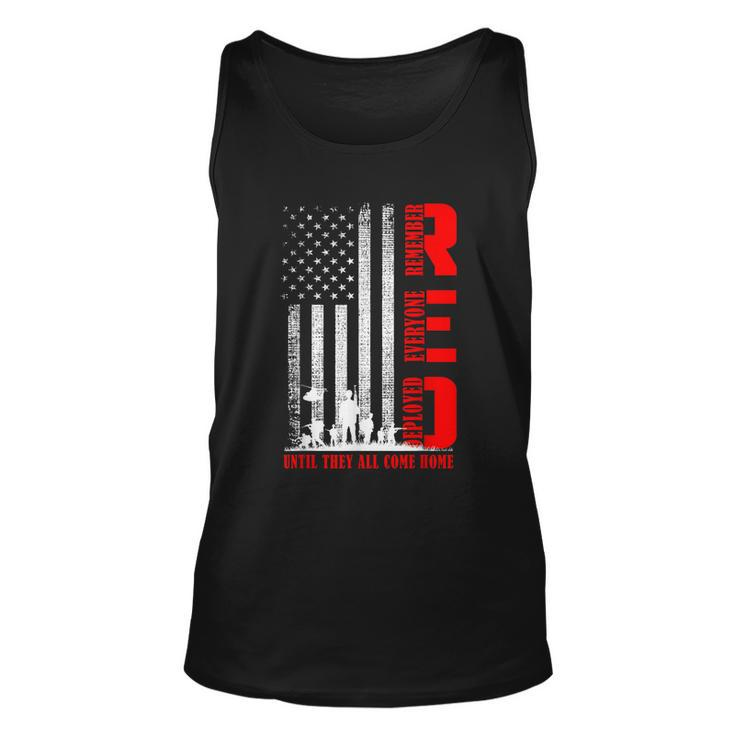 Red Friday Military Us Army Remember Erveryone Deployed Unisex Tank Top