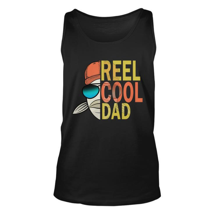 Reel Cool Fishing Dad Funny Tshirt Unisex Tank Top
