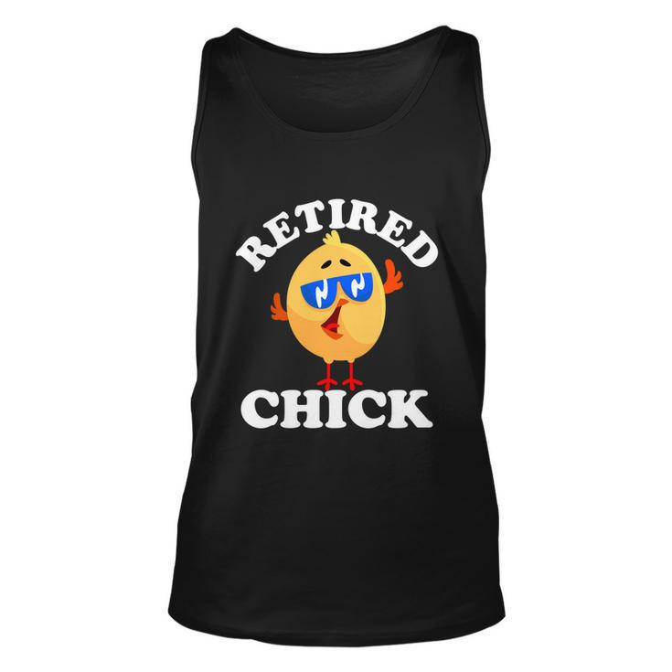 Retired Chick Nurse Chicken Retirement 2021 Colleague Funny Gift Unisex Tank Top
