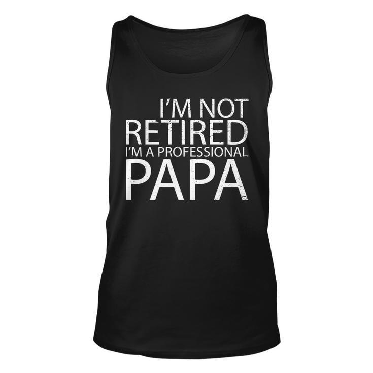 Retired Professional Papa Tshirt Unisex Tank Top
