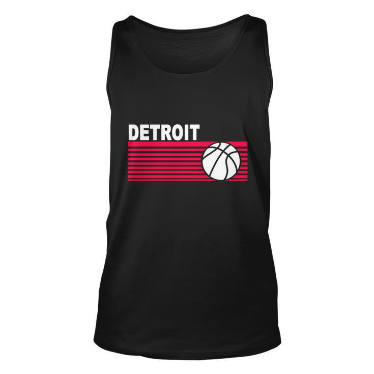 Retro Detroit Basketball Classic Logo Unisex Tank Top