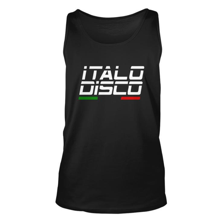 Retro Italo Disco Unisex Tank Top