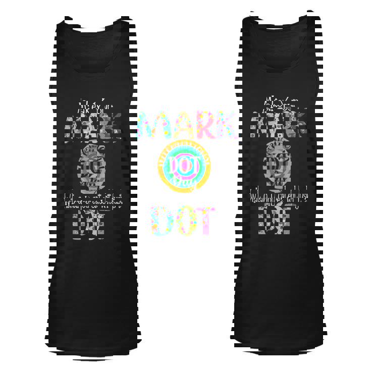 Retro Make Your Mark Happy International Dot Day Colorful Men Women Tank Top Graphic Print Unisex