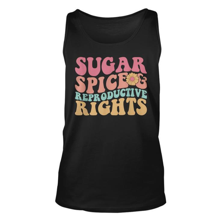 Retro Pro Choice Feminist Sugar Spice & Reproductive Rights  Unisex Tank Top