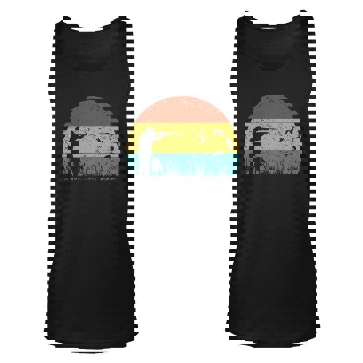 Retro Vintage Hunting Unisex Tank Top