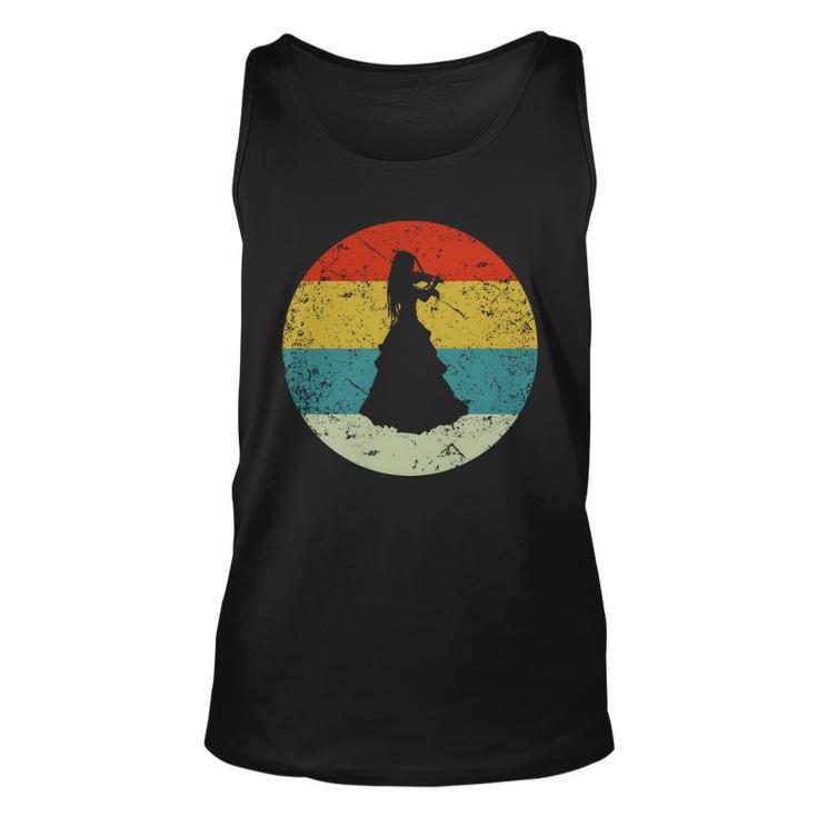 Retro Vintage Viloinist Unisex Tank Top