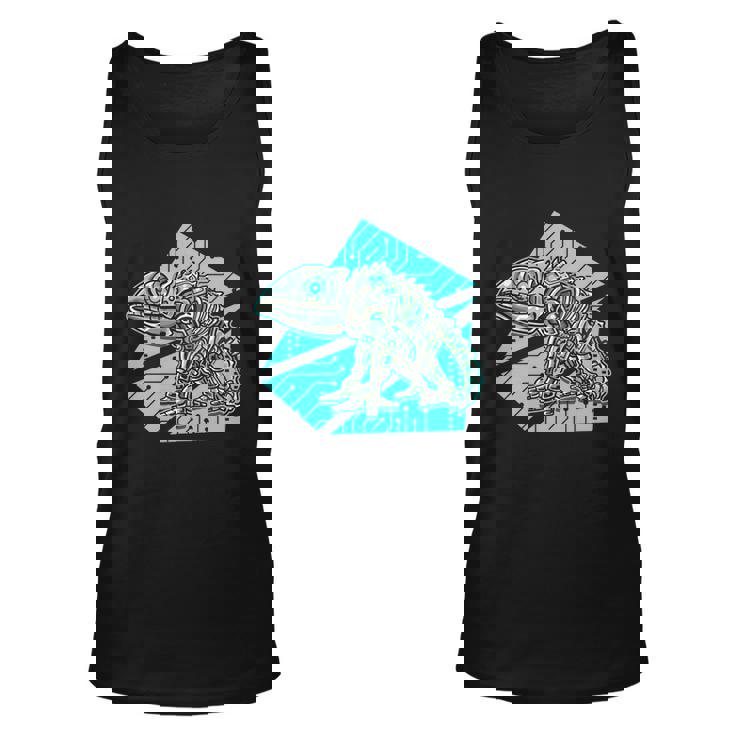 Robotic Chameleon Funny Gift For Reptile Lovers Lizard Lovers Gift Unisex Tank Top