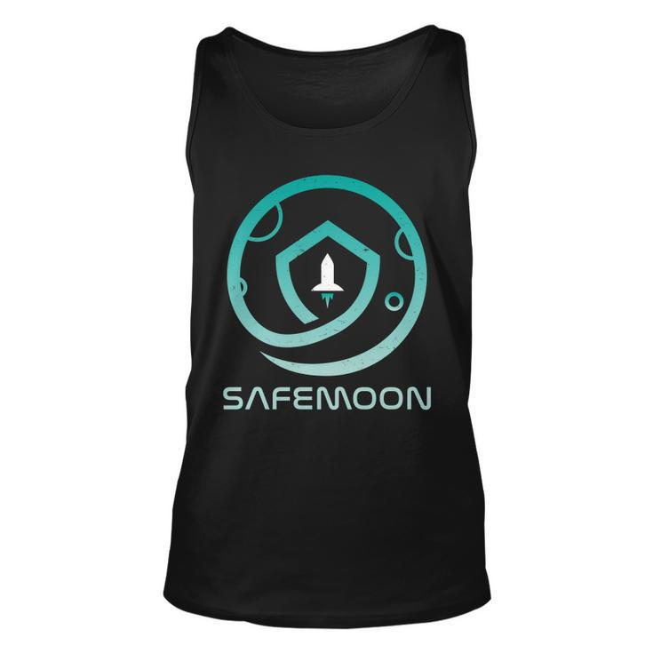 Safemoon Cryptocurrency Logo With Name Unisex Tank Top