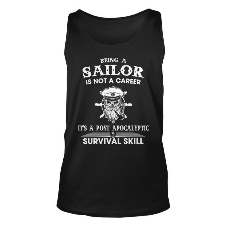 Sailor Is Not A Career Unisex Tank Top
