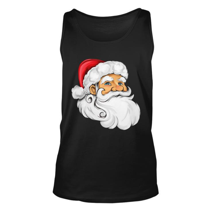 Santa Claus Head Tshirt Unisex Tank Top