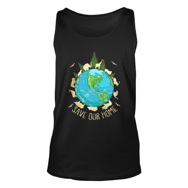 Save Our Home Animals Wildlife Conservation Earth Day Unisex Tank Top