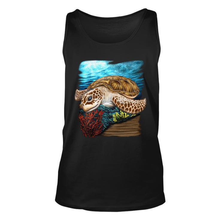 Sea Turtle Ocean V2 Unisex Tank Top